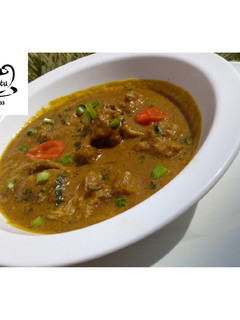 A picture of Miyar gyada/groundnut soup.