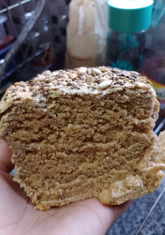 Una foto de Pan integral fácil☺️
