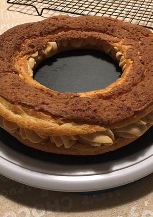 Una foto de Montaje de un Paris-Brest