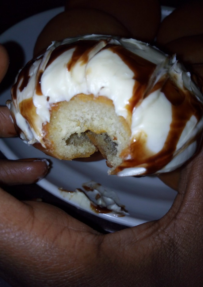 A picture of How to glaze doughnut.
