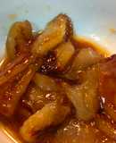 Peras caramelizadas