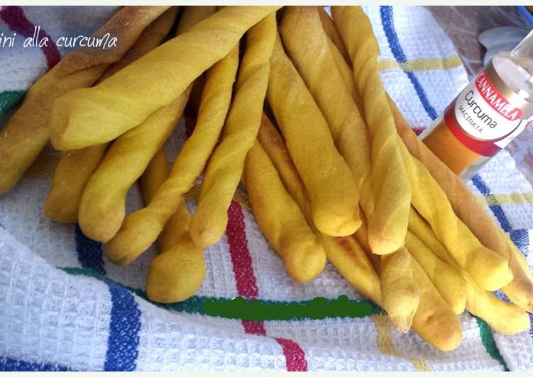 Grissini alla Curcuma