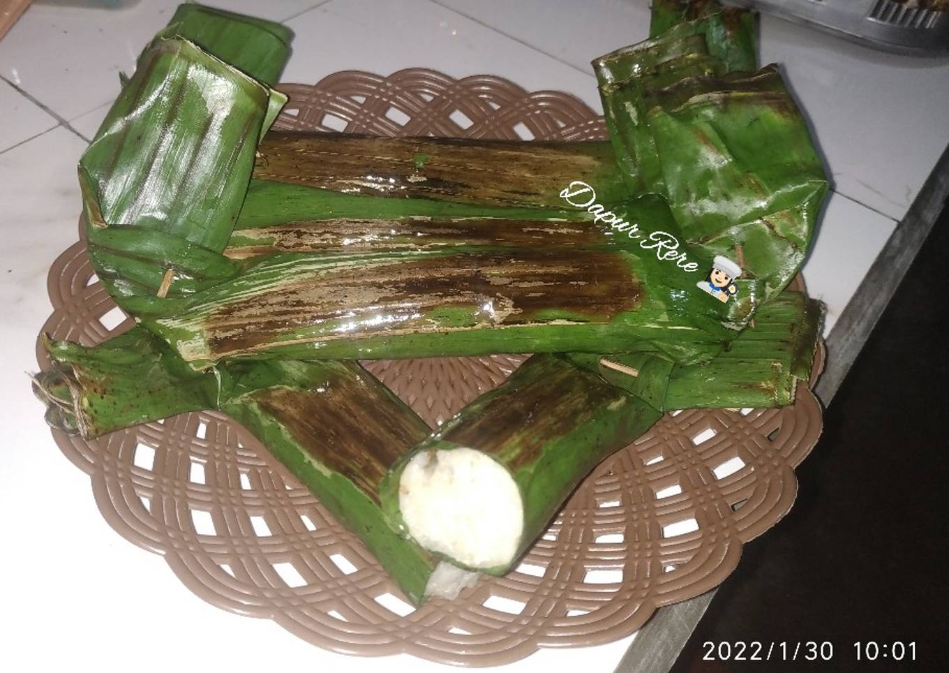 35. Nasi liwet teri bakar ala Rere