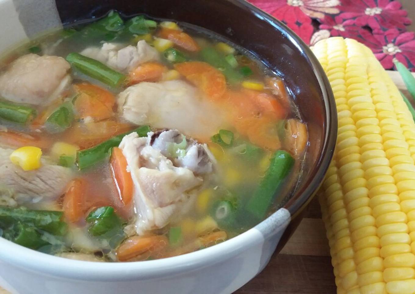 Sup ayam sayur