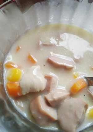 Foto resep Krim Sup Ayam Sosis