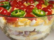 A picture of cornbread salad