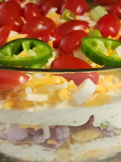 A picture of Cornbread Salad.
