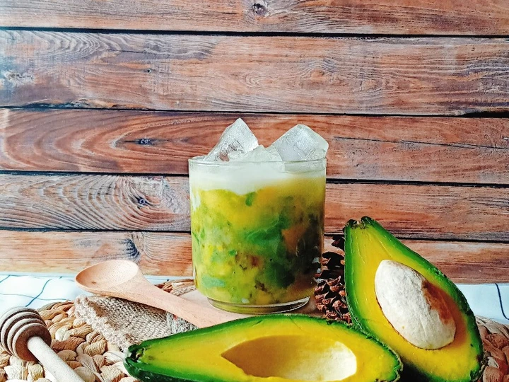 Cara Gampang Menyiapkan Resep Alpukat kocok Gula merah+skm yang  Bikin Ketagihan Anti Ribet, Uenak Banget