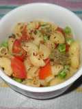 Fideos coditos primavera One Pot Pasta