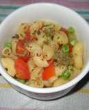 Fideos coditos primavera One Pot Pasta