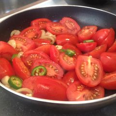 A picture of Plum tomato fry.
