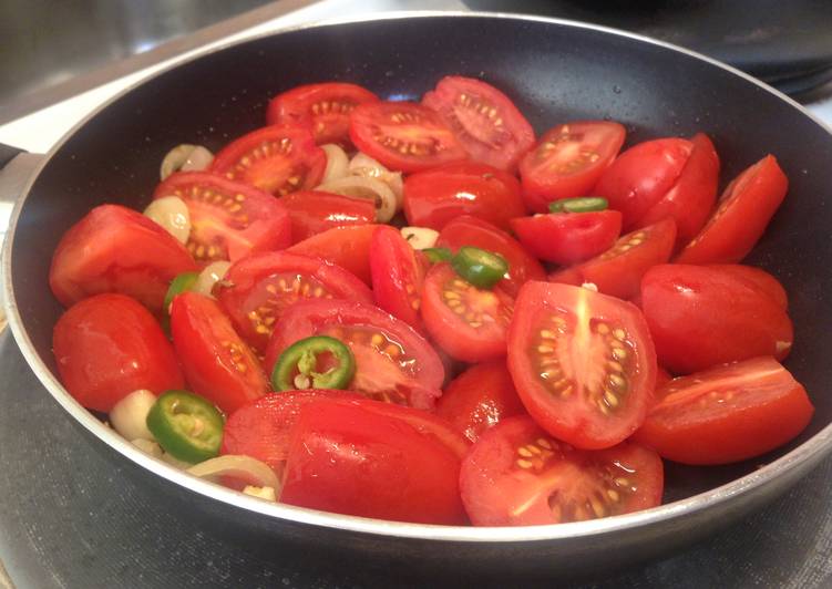 Simple Way to Make Favorite Plum tomato fry