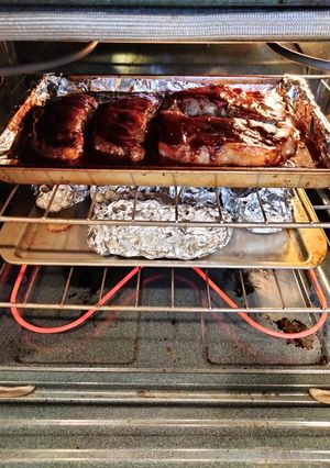 A picture of Baked Marinated Steak 🥩.