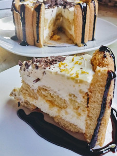 Una foto de Postre de vainillas, limón y leche condensada