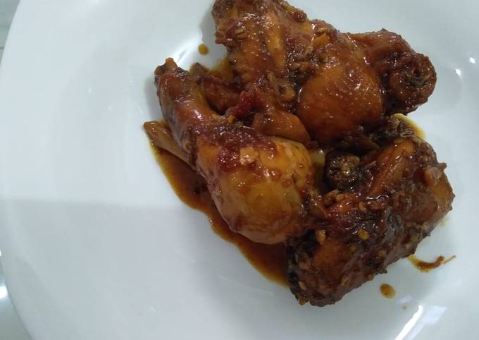 Ayam kecap pedas