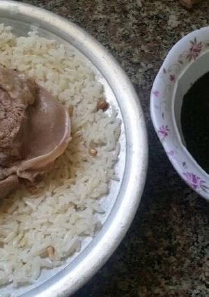 صورة لوصفة ملوخيه بلحم خروف