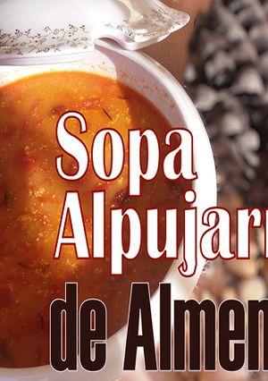 Una foto de Sopa de almendras alpujarreña
