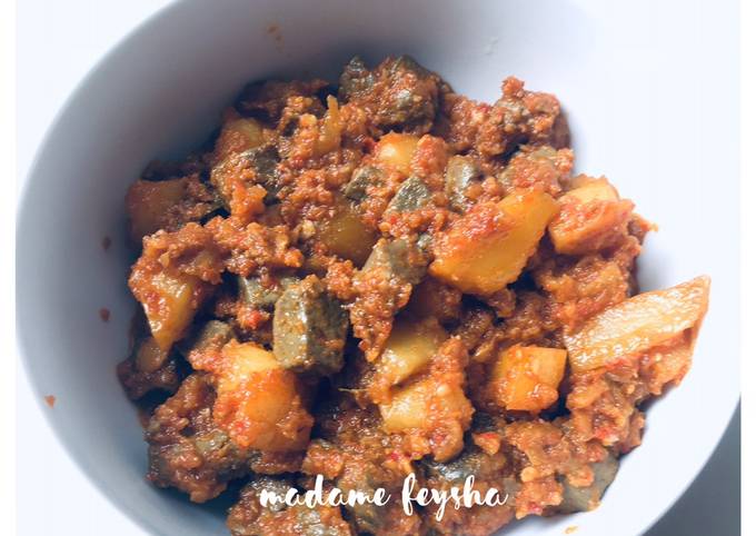 Standar Resep memasak 17. Sambal Goreng Hati Sapi + Kentang dijamin istimewa