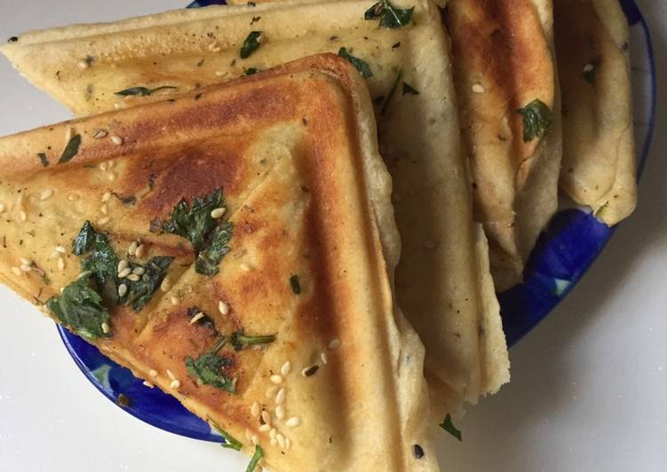 Simple Way to Make Any-night-of-the-week Garlic bread with garlic mayo corn