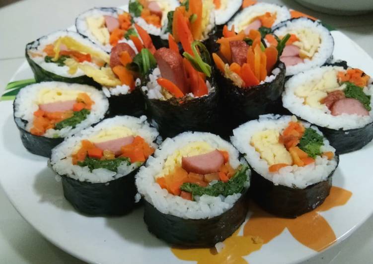 Resep Kimbap Homemade Mudah Praktis Oleh Anesha Inge Cookpad