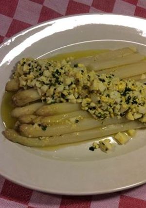 Une photo de Asperges à la flamande