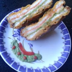 A picture of Tiranga sandwich.