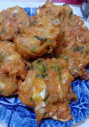 Foto resep Bakwan sayur wortel merah tepung bakwan instant