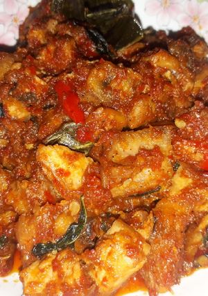 Foto resep Tuna jamur rempah balado