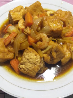Foto resep Udang Tahu kecap Inggris