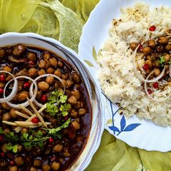 A picture of Amritsari chole.