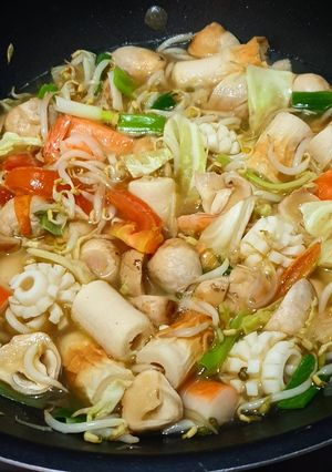 Foto resep Sayur Toge Seafood