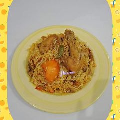 A picture of 👉#chicken #briyani..! #KokabandCookpad.