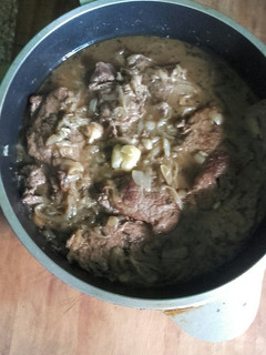 Una foto de Bifes a la criolla (con poca sal)