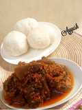 Tuwo shinkafa / rice fufu