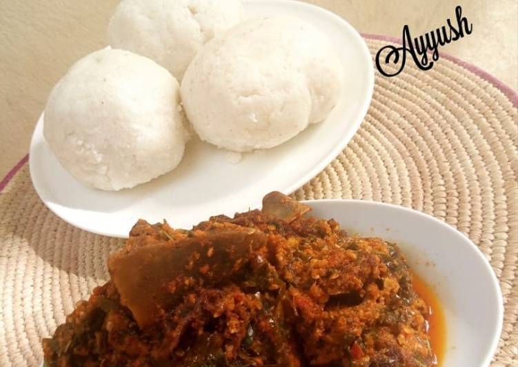 Authentic Tuwo shinkafa / rice fufu Recipe | Quick to make Tuwo shinkafa / rice fufu at home