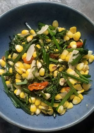 Foto resep Tumis pakis jagung manis