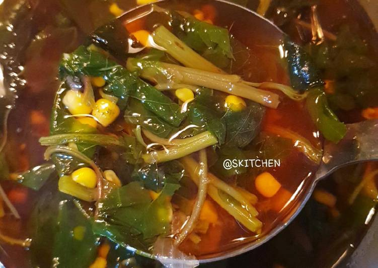 Sup Bayam Merah/Sayur Bening