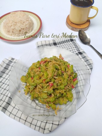 Bagaimana Membuat Tumis pare Teri medan, Enak