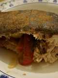 Pacu con comino a la sidra