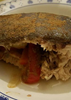 Una foto de Pacu con comino a la sidra