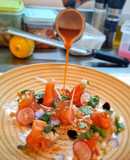 Tiradito de trucha