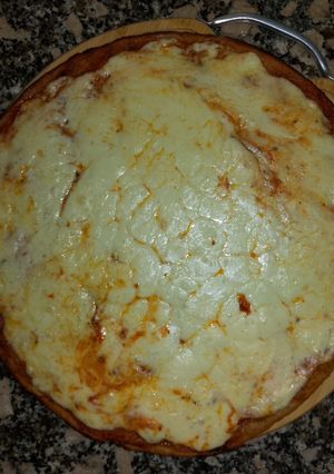 Una foto de Pizza con Harina Integral y de Legumbres