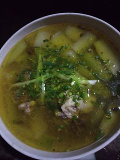 Hình của món Canh bí đao hầm xương ngan.