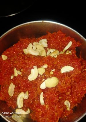 गाजर का हलवा (gajar ka halwa recipe in Hindi) रेसिपी मुख्य फोटो