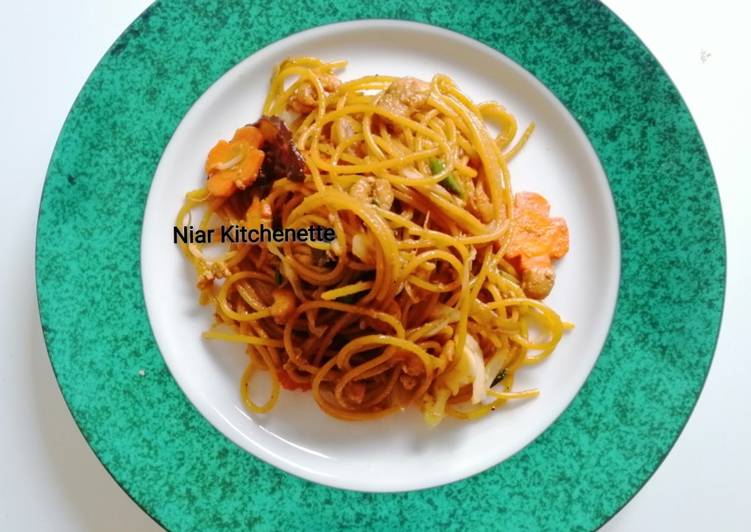 Resep Spaghetti Goreng yang Bisa Manjain Lidah