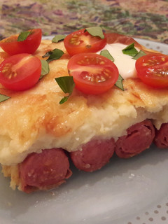 Una foto de Pastel de salchicha