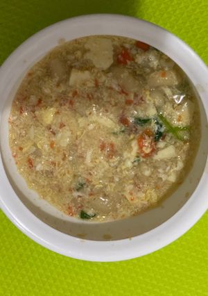 Foto resep MPASI Sup Makaroni Telur 10 Bulan