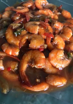 Foto resep Udang asam manis