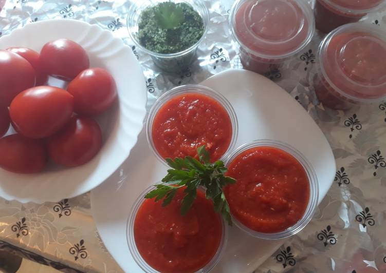 Tomates cuisinées