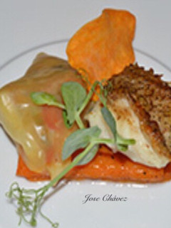 Una foto de Cherne encebollado